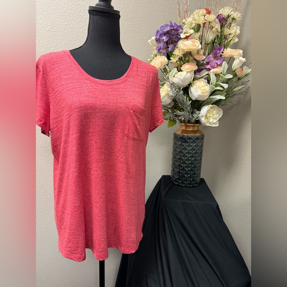 BCG Women's Red Short Sleeve Tee